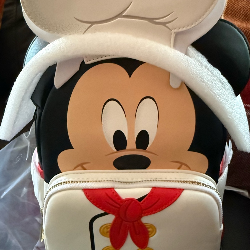 The cutest chef Mickey Mouse Loungefly Mini Backpack